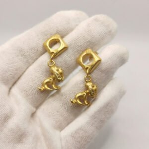 Vintage earrings - Dog