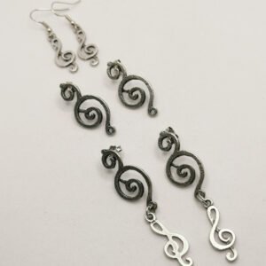 Vintage earrings - Pentagram