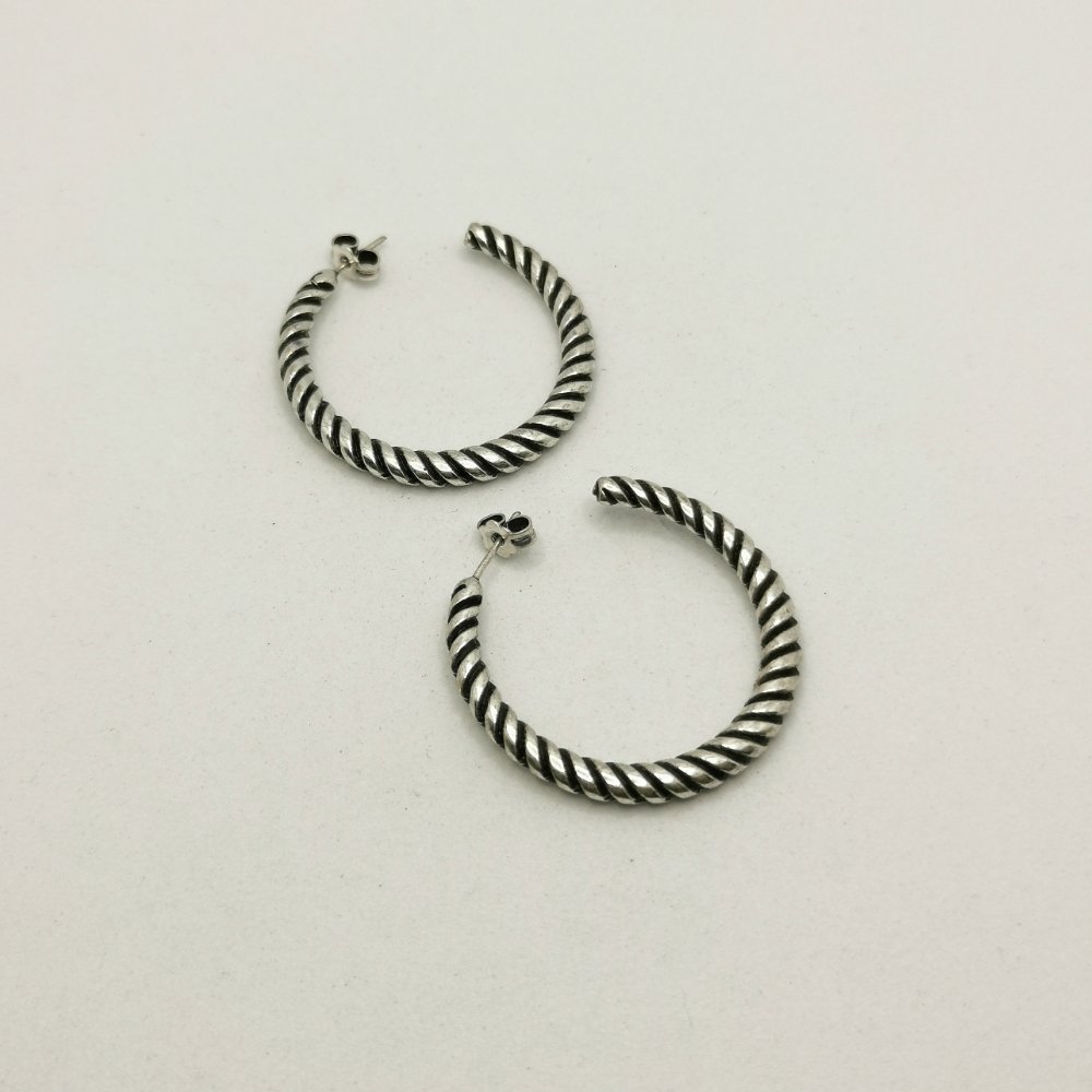 Vintage earrings - Half rope - immagine 2