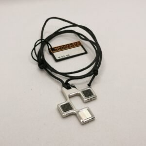 Manuel Zed - Carbon Cross necklace