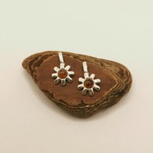 Amber Flower Pendant