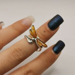 Anello Dragonfly Amber