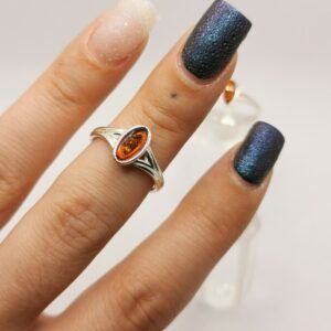 Anello con Ambra