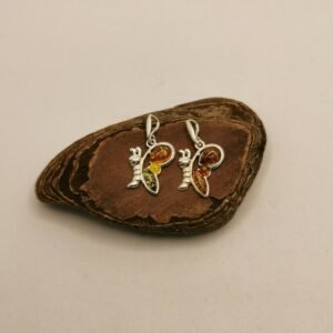 Ciondolo Butterfly Amber