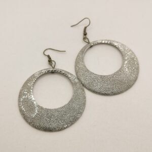 Diamond-coated aluminium earrings