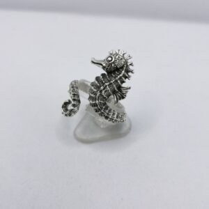 Silver Seahorse Ring