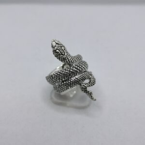 Silver snake ring