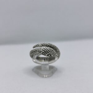 Silver snake ring