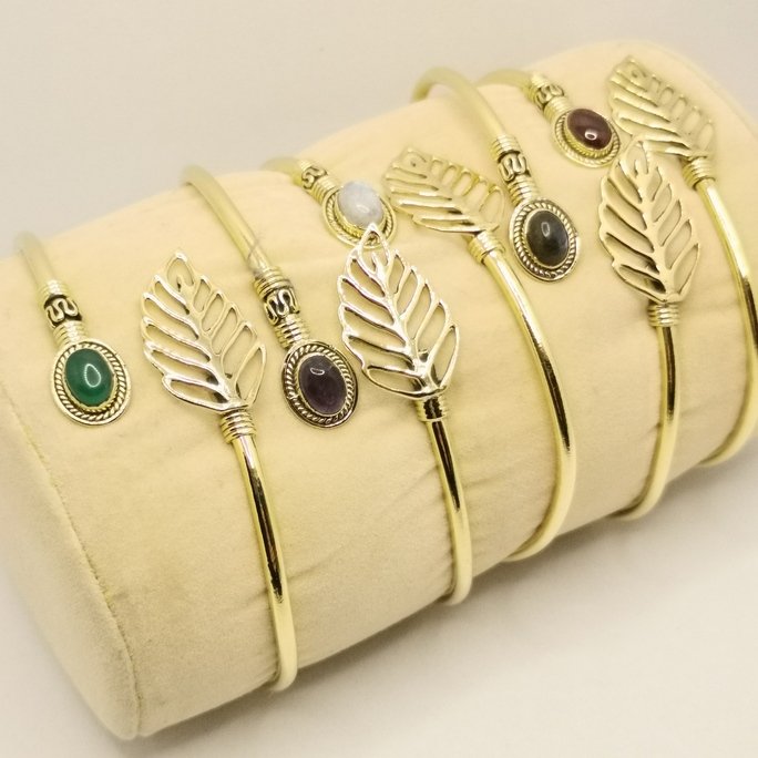 Feather stone bracelet - immagine 2