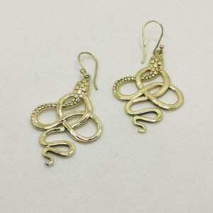 Snake symbol earrings