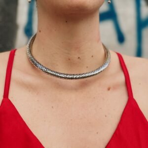 Collare pelle di drago