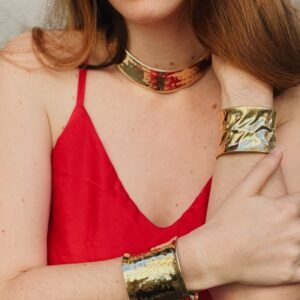 Bracciale polsiera in ottone